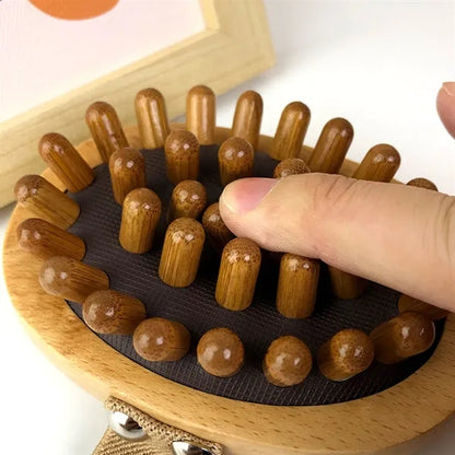 Wooden Manual Massage Guasha Scraping Brush