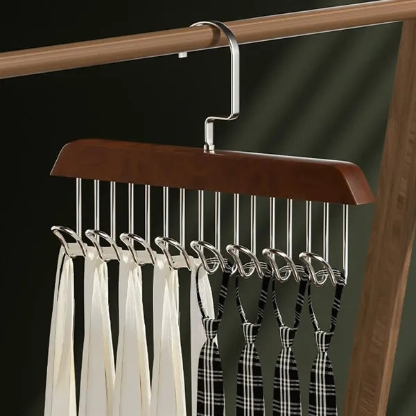 Multifunctional Wooden Cloth Hanger