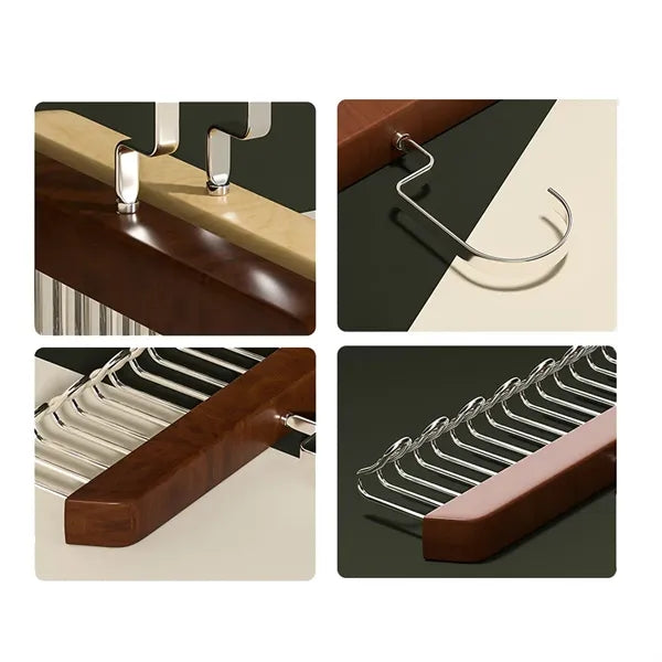 Multifunctional Wooden Cloth Hanger