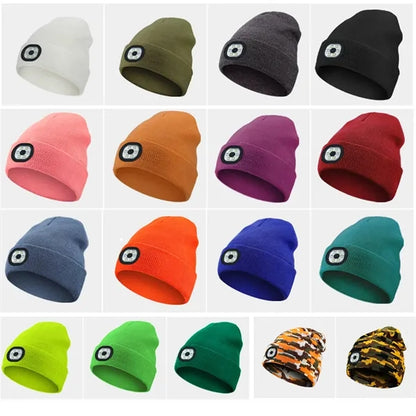 Led Knitted Beanie Hat