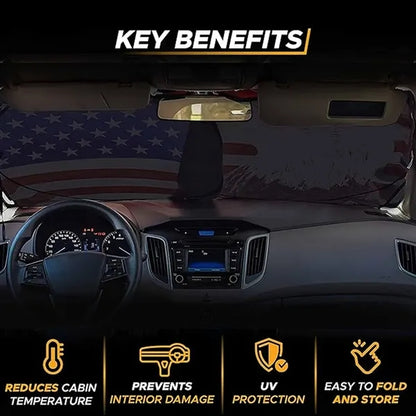 Polyester Car Windshield Sun Shade