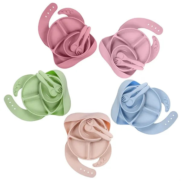 5-Piece Silicone Toddler Feeding Set
