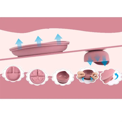 5-Piece Silicone Toddler Feeding Set