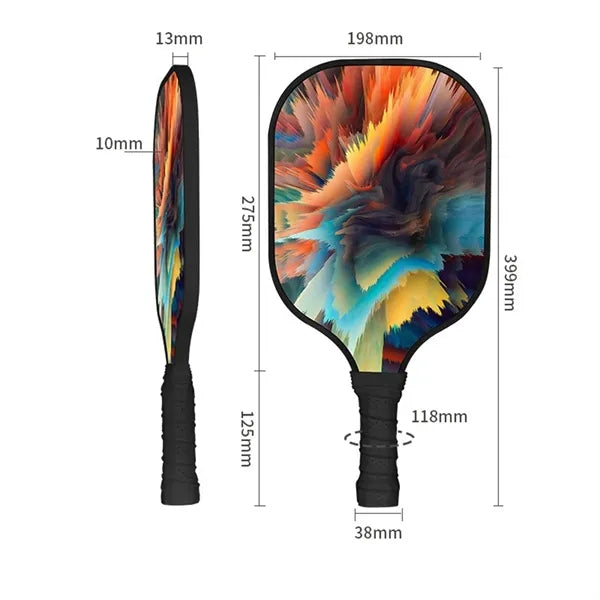 Fiberglass Face Pickleball Racket with Balls And Bag