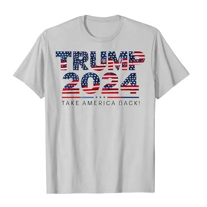 Trump 2024 American Flag T-Shirt