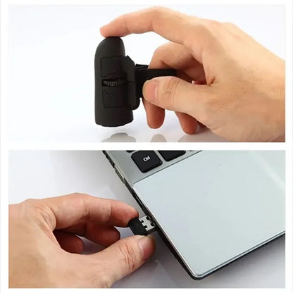 High Speed Mini 2.4GHz USB Wireless Finger Ring  Mouse