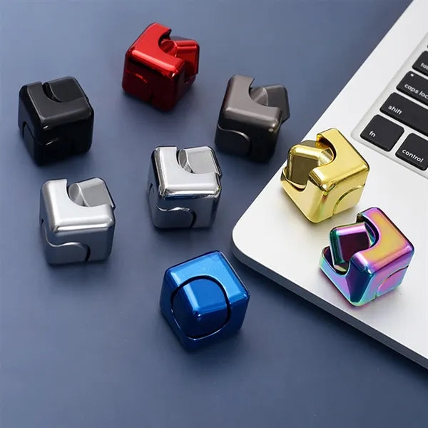 Colorful Alloy Fidget Spinner Cube
