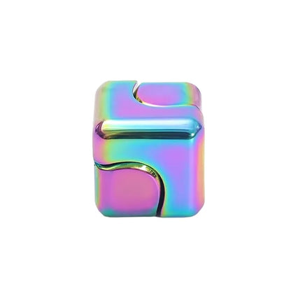 Colorful Alloy Fidget Spinner Cube