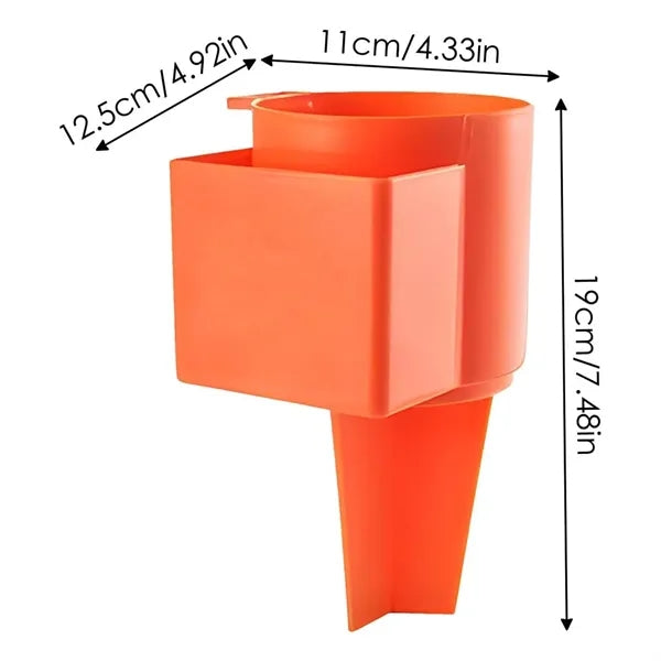 Sand Beach Cup Holder with Pocket