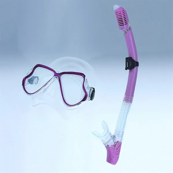 Swim Dry Snorkel Set HD Dive Mask Easy-Breath Anti-fog