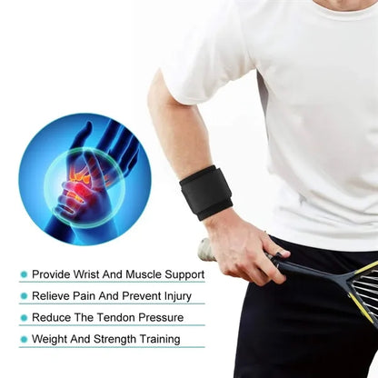 Wrist Support Sleeve With Stretched Elastic Belt