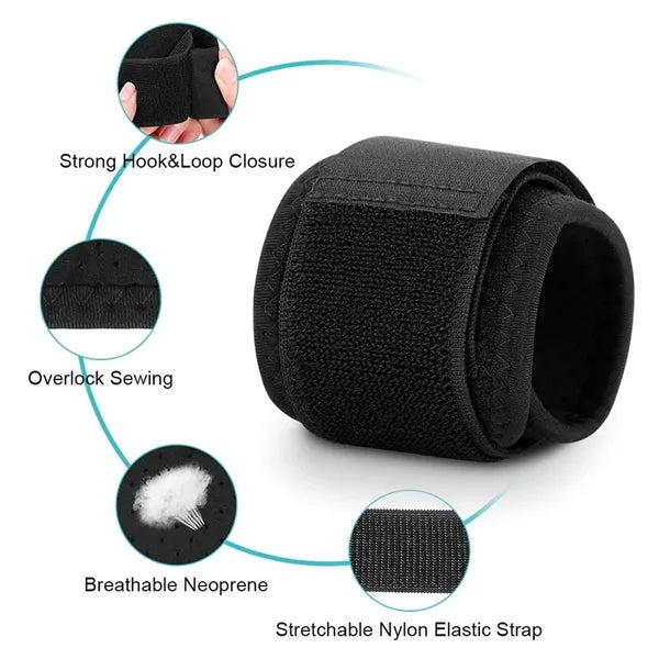 Wrist Support Sleeve With Stretched Elastic Belt
