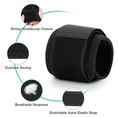 Wrist Support Sleeve With Stretched Elastic Belt