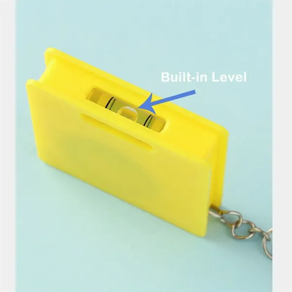 Compact Retractable Tape Measure with Level