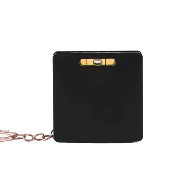 Compact Retractable Tape Measure with Level