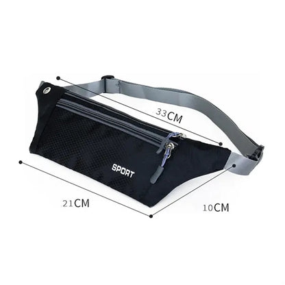 Waterproof Sports Waist Bag Pouch Running Belt
