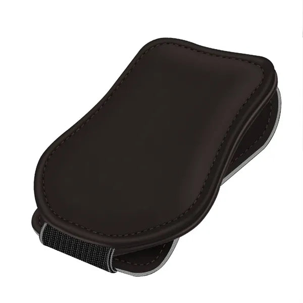 Magnetic Leather Sunglasses Holder for Car Visor