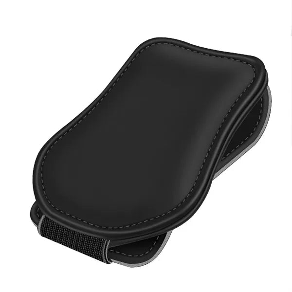 Magnetic Leather Sunglasses Holder for Car Visor
