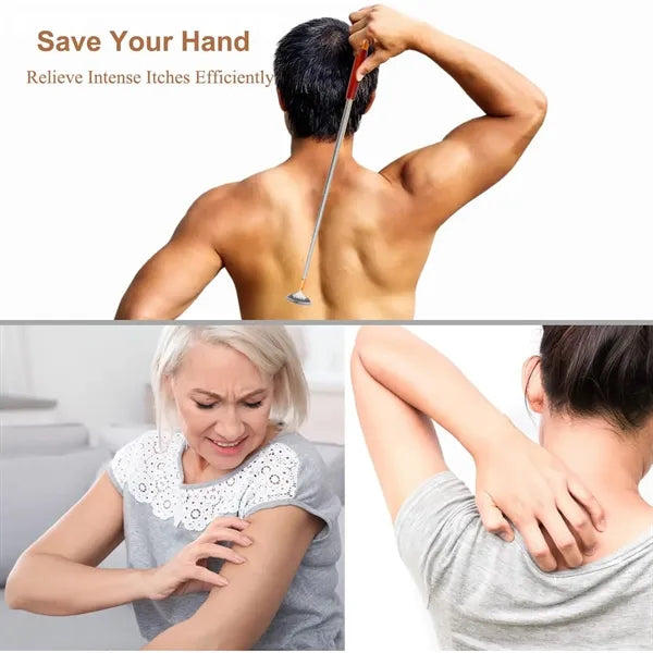 Extendable Wooden Handle Back Scratcher with Massage Bead