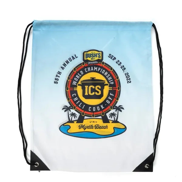 Rock'it 3-Day 210D Fully Sublimated Drawstring Backpack