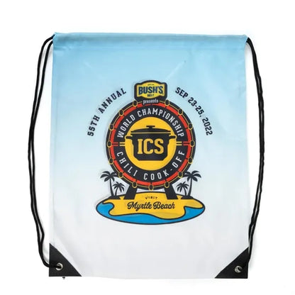 Rock'it 3-Day 210D Fully Sublimated Drawstring Backpack
