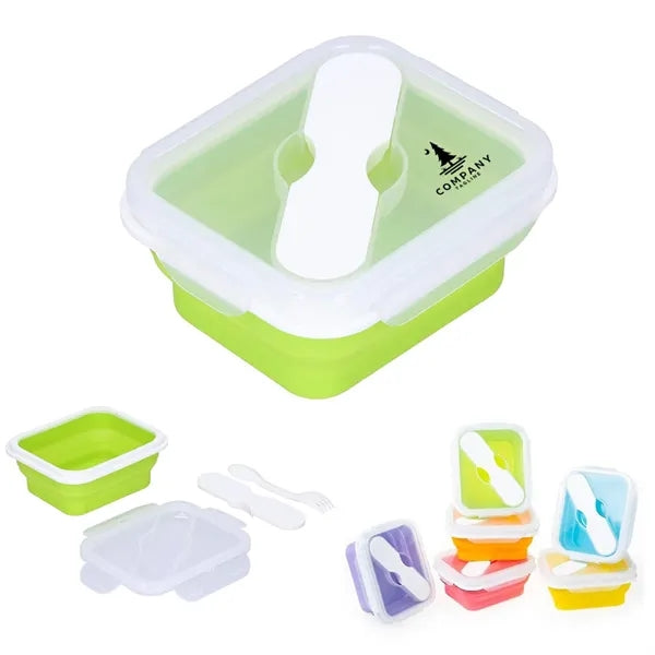 Thermal Lunch Box With Fork Spoon