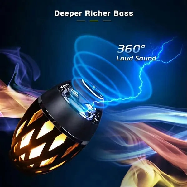 Outdoor Bluetooth Torch LED Flame Speaker