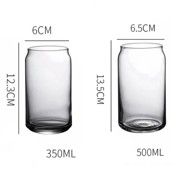 16 oz Bamboo Lid Glass Can
