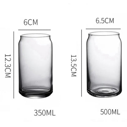 16 oz Bamboo Lid Glass Can
