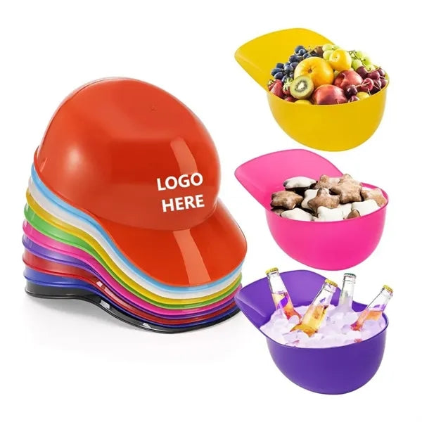 8oz Baseball Helmet Ice Cream Bowls Dessert Cups