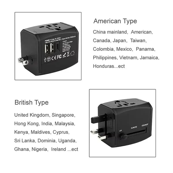 All-in-One World Travel Adapter