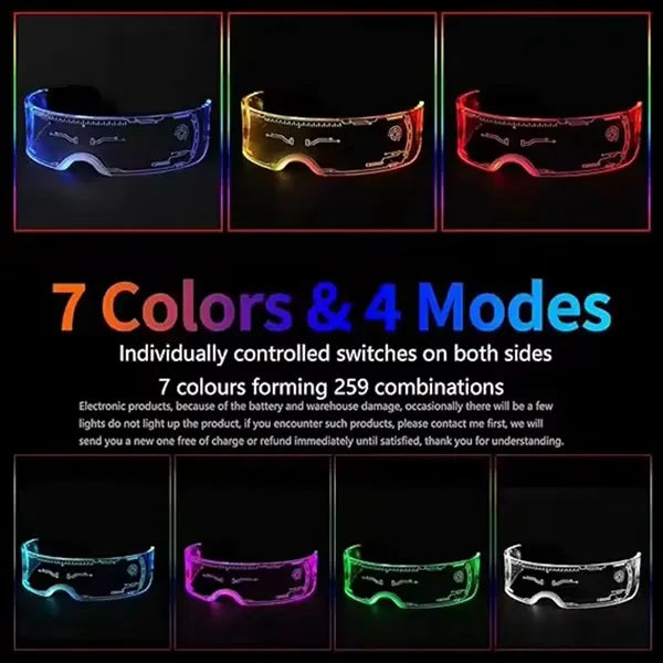 Cyberpunk Futuristic style Glasses