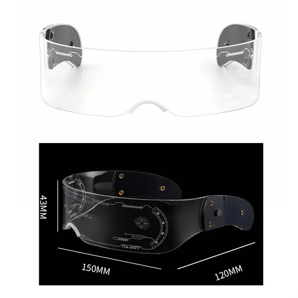 Cyberpunk Futuristic style Glasses