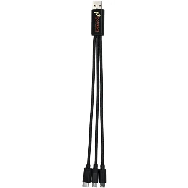 Metallic 3-in-1 Charging Cable