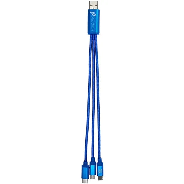 Metallic 3-in-1 Charging Cable