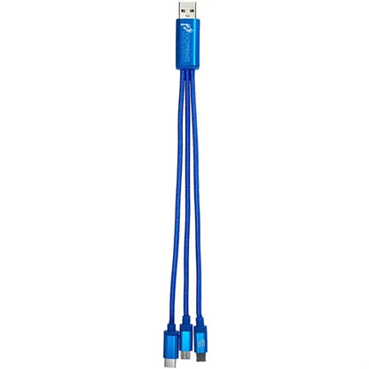 Metallic 3-in-1 Charging Cable