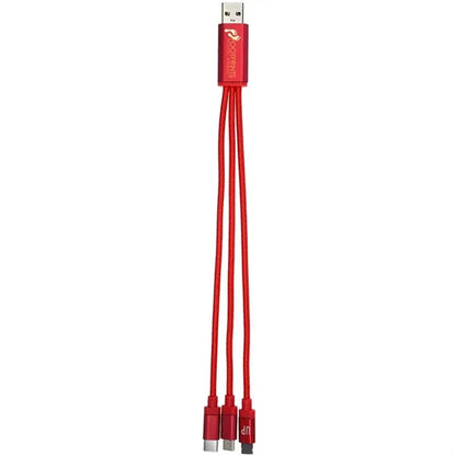 Metallic 3-in-1 Charging Cable