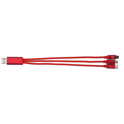 Metallic 3-in-1 Charging Cable