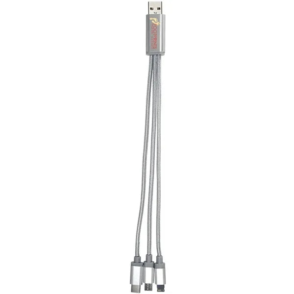 Metallic 3-in-1 Charging Cable