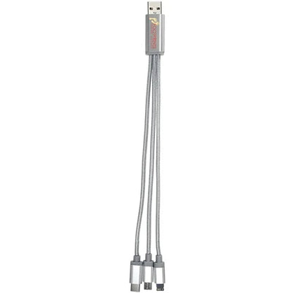 Metallic 3-in-1 Charging Cable