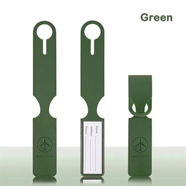 Premium PU Leather Luggage Handle Wrap Tags