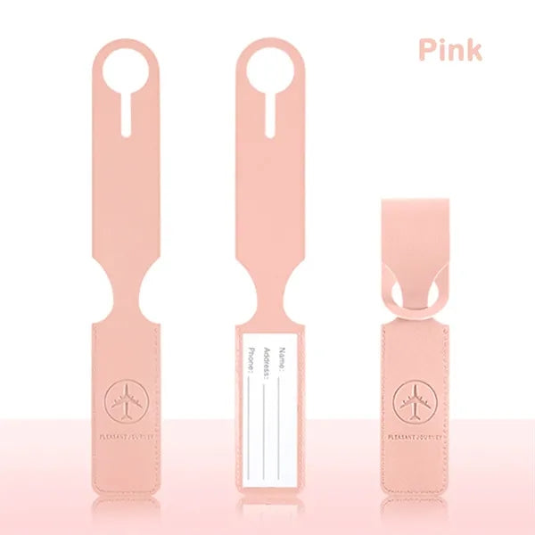 Premium PU Leather Luggage Handle Wrap Tags