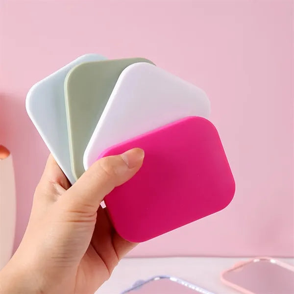 Compact Travel Mirror with Comb