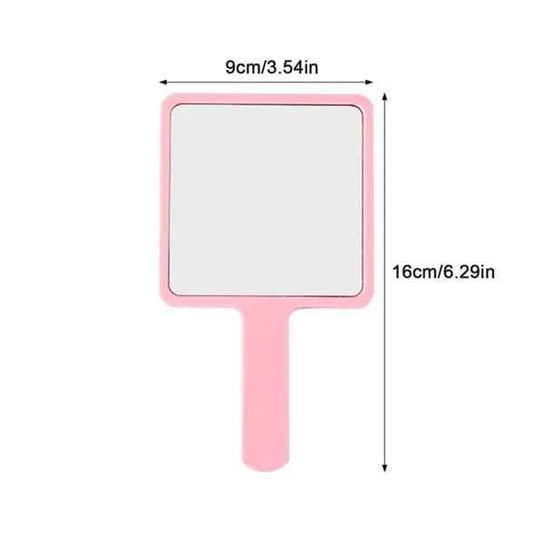 Square Handheld Makeup Mirror