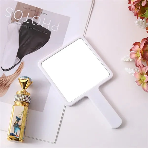 Square Handheld Makeup Mirror