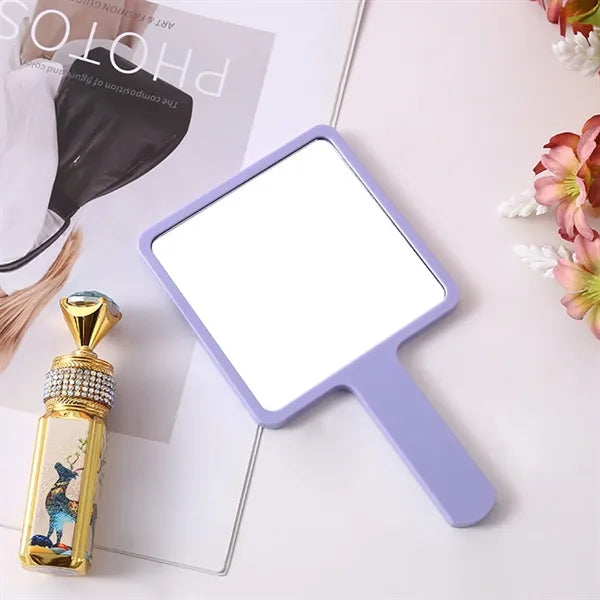 Square Handheld Makeup Mirror