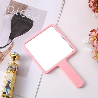 Square Handheld Makeup Mirror