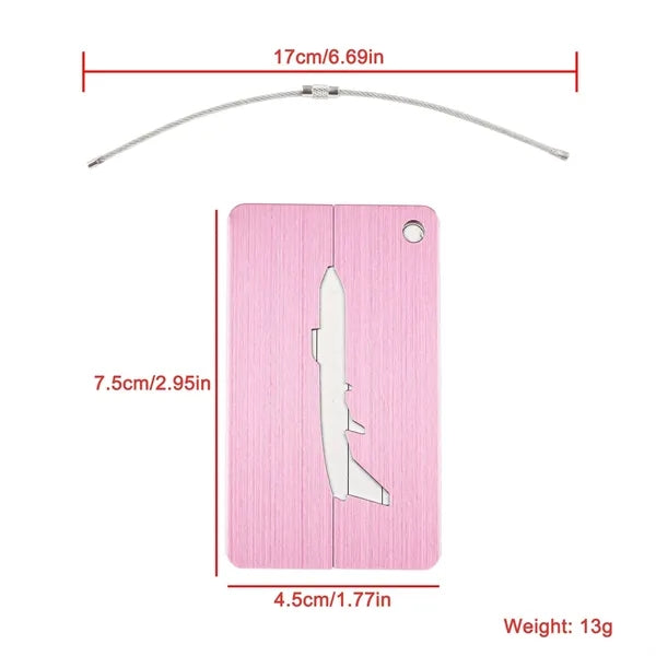 Aluminum Luggage Tag