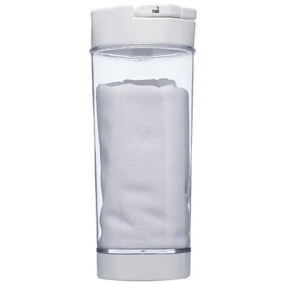 2-in-1 Cool Down Sports Kits Bottle w/ Towel & Phone Holder
