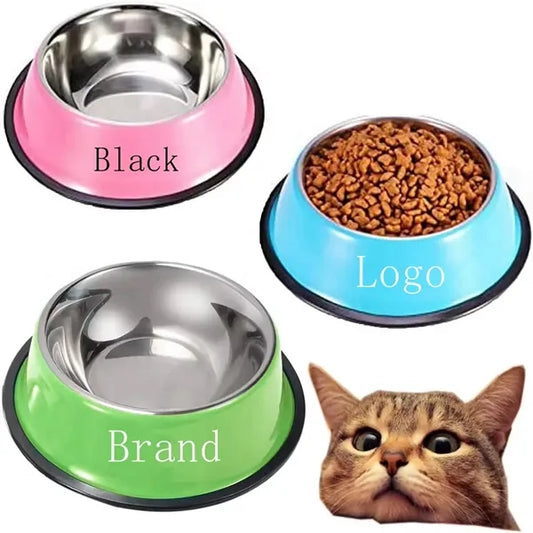 Stainless Steel Pets Feeding Bowl